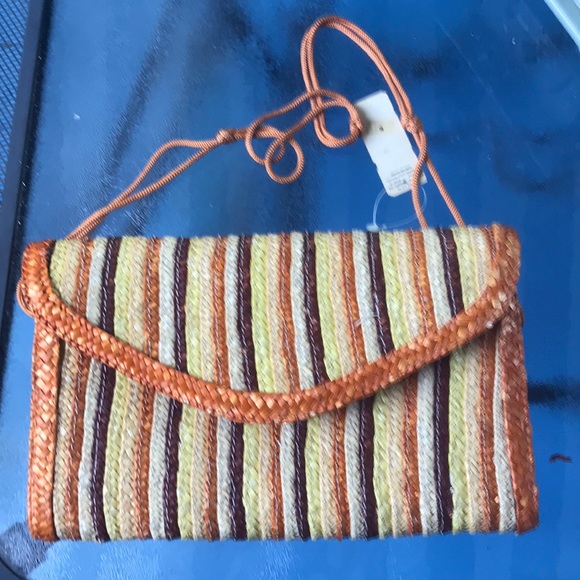 Straw shoulder bag - Picture 1 of 2